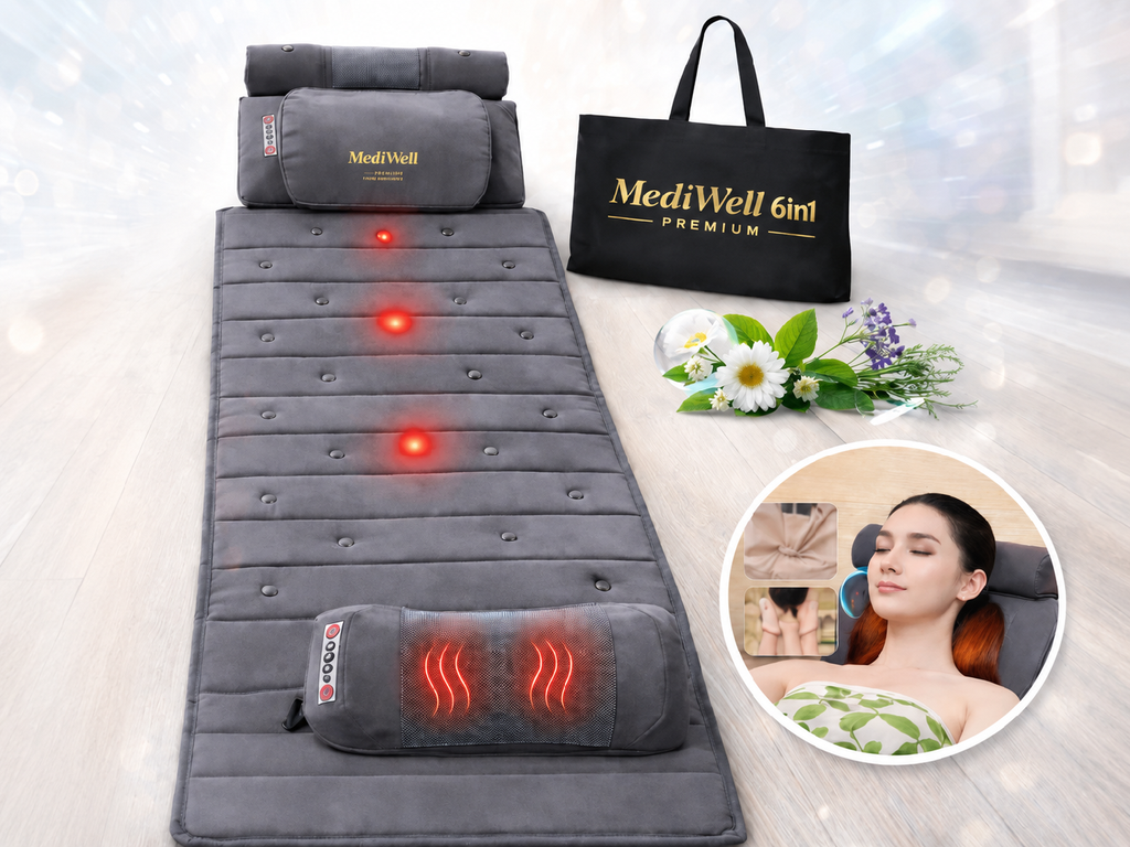 Masážna podložka s magnetmi MediWell PREMIUM 6v1